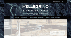 Desktop Screenshot of pellegrinostonecare.com