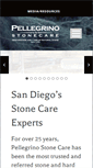 Mobile Screenshot of pellegrinostonecare.com
